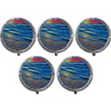 Waves Crashing On The Shore Mini Round Pill Box (Pack of 5) View1