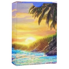 Sunrise At The Beach Playing Cards Single Design (rectangle) With Custom Box by GardenOfOphir