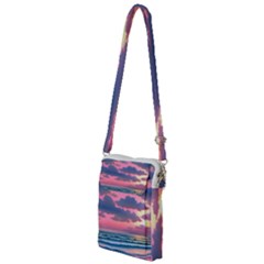 Sunset Over The Beach Multi Function Travel Bag by GardenOfOphir