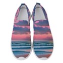 Sunset Over The Beach Women s Slip On Sneakers View1