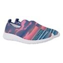 Sunset Over The Beach Women s Slip On Sneakers View3