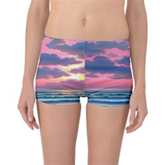 Sunset Over The Beach Boyleg Bikini Bottoms by GardenOfOphir