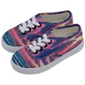 Sunset Over The Beach Kids  Classic Low Top Sneakers View2