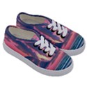 Sunset Over The Beach Kids  Classic Low Top Sneakers View3