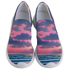 Sunset Over The Beach Women s Lightweight Slip Ons by GardenOfOphir