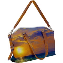 Nature Sunset Canvas Crossbody Bag by GardenOfOphir