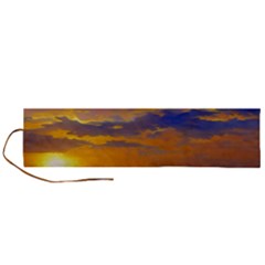 Nature Sunset Roll Up Canvas Pencil Holder (l) by GardenOfOphir