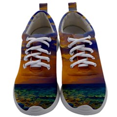 Nature Sunset Mens Athletic Shoes by GardenOfOphir