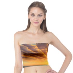 Waves At Sunset Tube Top by GardenOfOphir