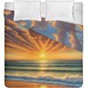 Waves At Sunset Duvet Cover Double Side (King Size) View1