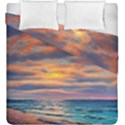 Serene Sunset Over Beach Duvet Cover Double Side (King Size) View1