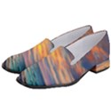 Serene Sunset Over Beach Women s Classic Loafer Heels View2