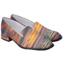 Serene Sunset Over Beach Women s Classic Loafer Heels View3