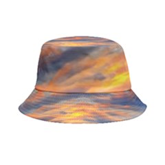 Serene Sunset Over Beach Inside Out Bucket Hat by GardenOfOphir