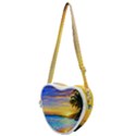 Sunrise At The Beach Heart Shoulder Bag View1