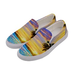 Sunrise At The Beach Women s Canvas Slip Ons by GardenOfOphir