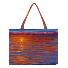 Sunset At The Beach Medium Tote Bag