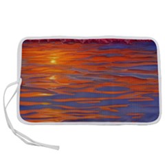 Sunset At The Beach Pen Storage Case (s) by GardenOfOphir