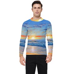 Reflecting On A Perfect Day Men s Long Sleeve Rash Guard by GardenOfOphir