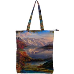 Summer Sunset Double Zip Up Tote Bag by GardenOfOphir