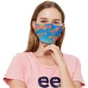 Waves Crashing On The Shore Fitted Cloth Face Mask (Adult) View1