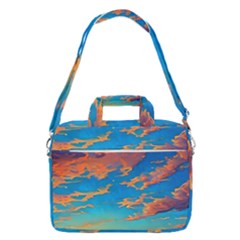 Waves Crashing On The Shore Macbook Pro 16  Shoulder Laptop Bag by GardenOfOphir