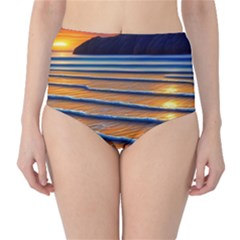 Endless Summer Nights Classic High-waist Bikini Bottoms by GardenOfOphir