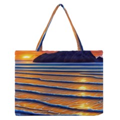 Endless Summer Nights Zipper Medium Tote Bag by GardenOfOphir