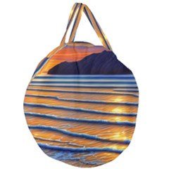 Endless Summer Nights Giant Round Zipper Tote by GardenOfOphir