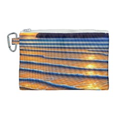 Endless Summer Nights Canvas Cosmetic Bag (large) by GardenOfOphir