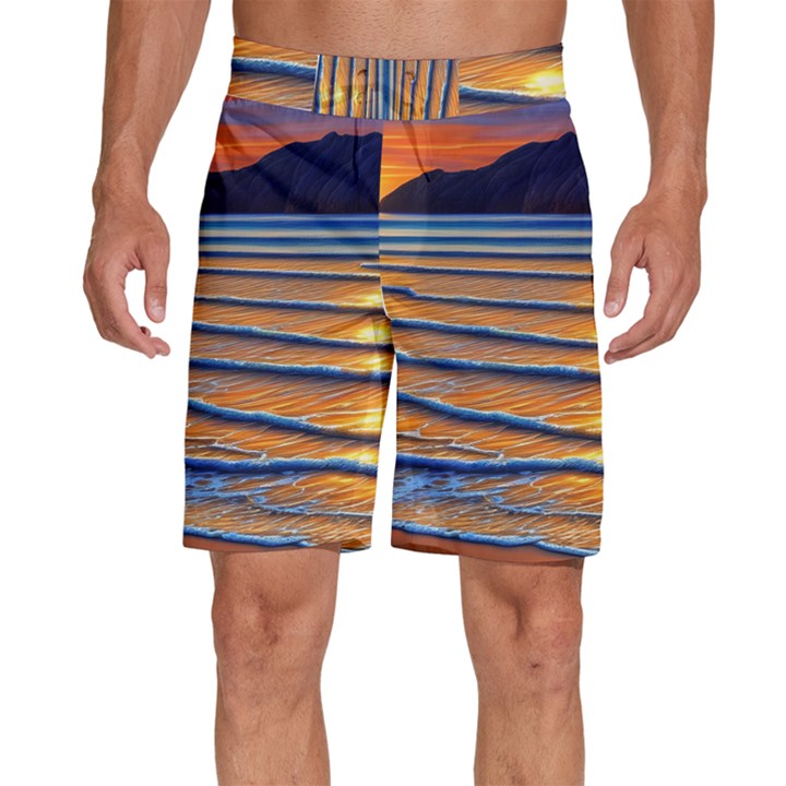 Endless Summer Nights Men s Beach Shorts