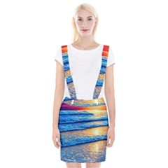 Ocean Sunset Braces Suspender Skirt by GardenOfOphir