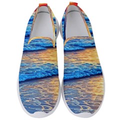 Ocean Sunset Men s Slip On Sneakers by GardenOfOphir