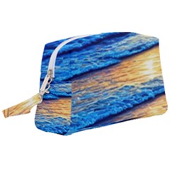 Ocean Sunset Wristlet Pouch Bag (large) by GardenOfOphir