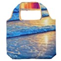 Ocean Sunset Premium Foldable Grocery Recycle Bag View1