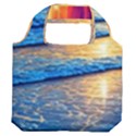 Ocean Sunset Premium Foldable Grocery Recycle Bag View2