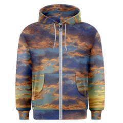 Sunrise Over The Sand Dunes Men s Zipper Hoodie by GardenOfOphir