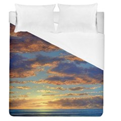 Sunrise Over The Sand Dunes Duvet Cover (queen Size) by GardenOfOphir