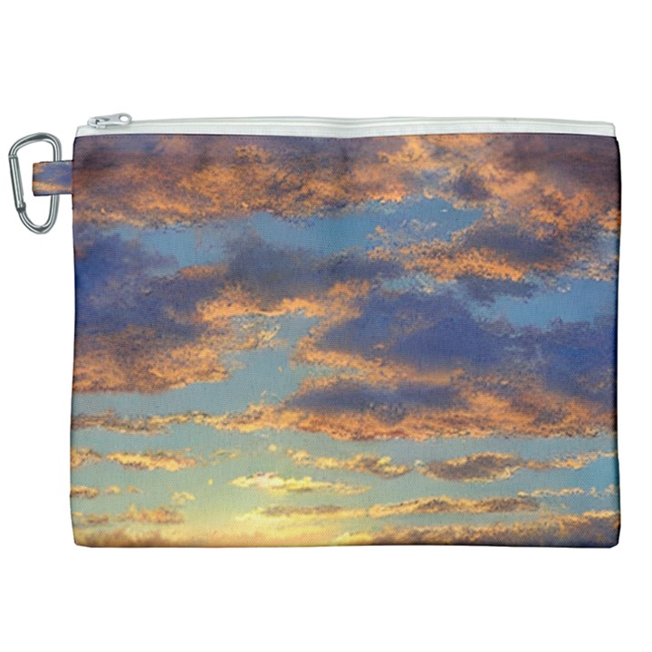 Sunrise Over The Sand Dunes Canvas Cosmetic Bag (XXL)