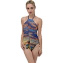 Sunrise Over The Sand Dunes Go with the Flow One Piece Swimsuit View1