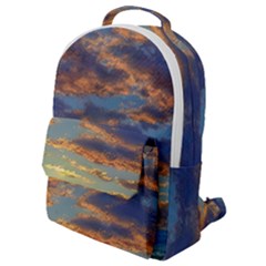 Sunrise Over The Sand Dunes Flap Pocket Backpack (small) by GardenOfOphir