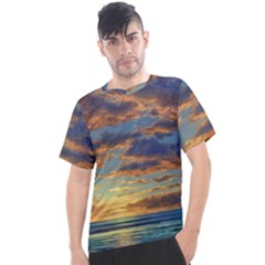 Sunrise Over The Sand Dunes Men s Sport Top by GardenOfOphir