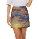 Sunrise Over The Sand Dunes Mini Front Wrap Skirt View1