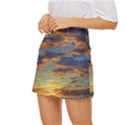 Sunrise Over The Sand Dunes Mini Front Wrap Skirt View2