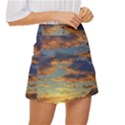 Sunrise Over The Sand Dunes Mini Front Wrap Skirt View3