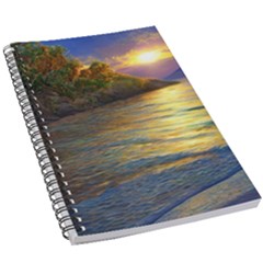 Sunset At The Surf 5 5  X 8 5  Notebook by GardenOfOphir