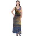 Sunset At The Surf Sleeveless Velour Maxi Dress View1