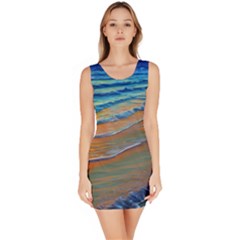 Modern Sunset Over The Ocean Bodycon Dress by GardenOfOphir