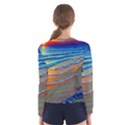 Modern Sunset Over The Ocean Women s Long Sleeve Tee View2