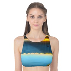 Gorgeous Lake Tank Bikini Top by GardenOfOphir